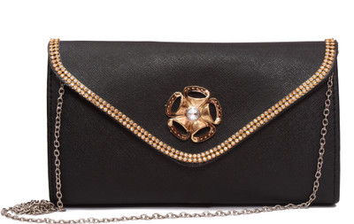 Jars Collections Party Black Clutch