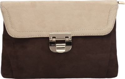 Lino Perros Casual Brown Clutch