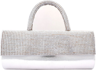 Super Drool Party Silver Clutch