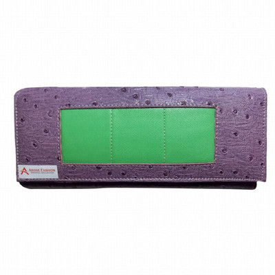 Arose Fashion Casual Purple Clutch