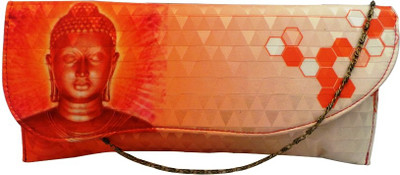 Bhamini Casual Orange Clutch