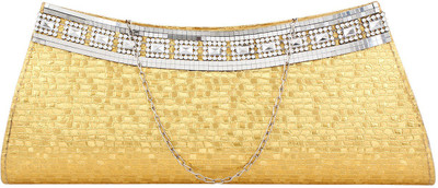 Brazeal studio Party Gold Clutch
