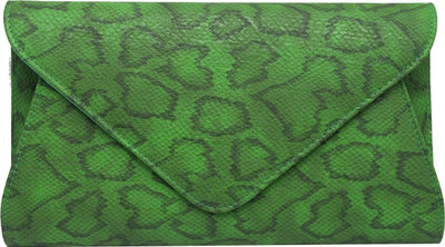Super Drool Casual Green Clutch