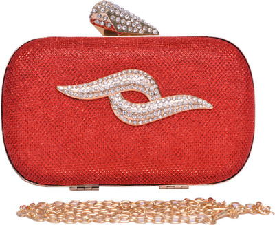 Eleegance Party Red Clutch