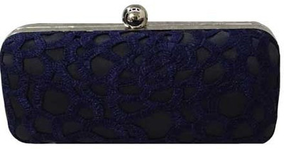 SHANTAM Party Blue Clutch