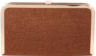 Kleio Party Brown Clutch
