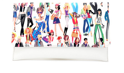 Elligator Party White Clutch