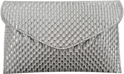 Mehrunnisa Party Grey Clutch