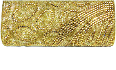 Kawaii Casual Gold Clutch