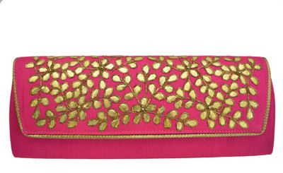 Mahadev Exports Casual Pink Clutch