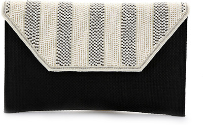 Elligator Party Black Clutch