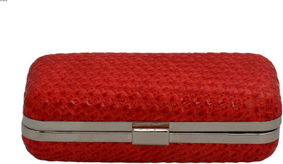 Peaubella Casual Red Clutch