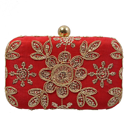 Duchess Party Red Clutch