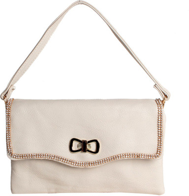Reedra Casual White Clutch