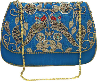 AHAM Casual Blue Clutch