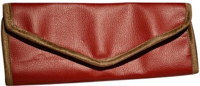 Indha Craft Casual Red, Green Clutch, Green;red