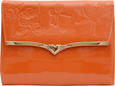 Bagaholics Casual Orange Clutch