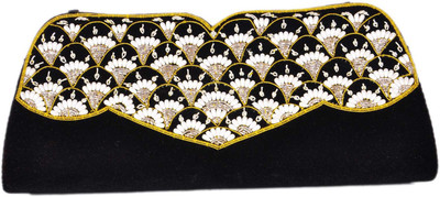 Duchess Party Black Clutch