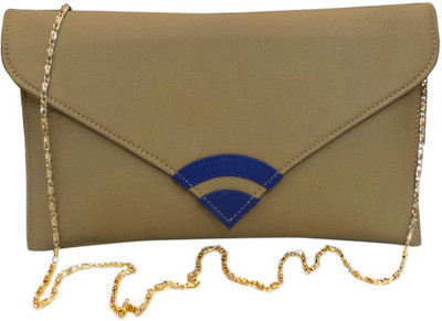 Bhamini Casual Gold Clutch