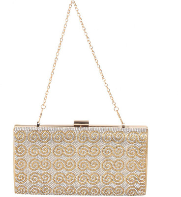 Reedra Party Gold Clutch