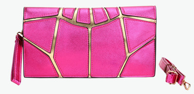 Jolie Casual Pink Clutch