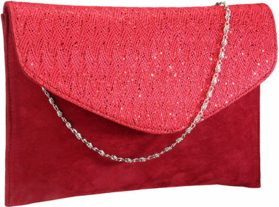 Contrast Party Red Clutch