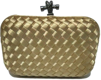 KVM Casual Gold Clutch