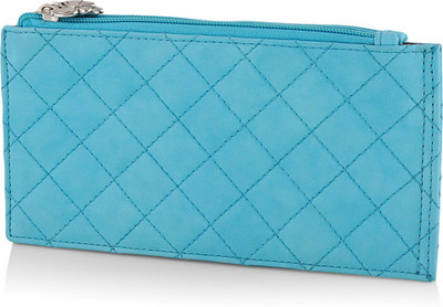 Butterflies Casual Blue Clutch