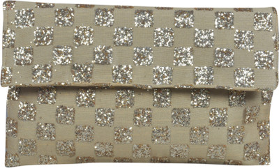 Angelfish Casual Gold Clutch