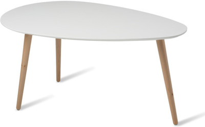Durian CALVIN/A Solid Wood Coffee Table(Finish Color - White)