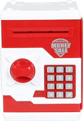 Jumbo Money Safe Coin Bank(Multicolor)