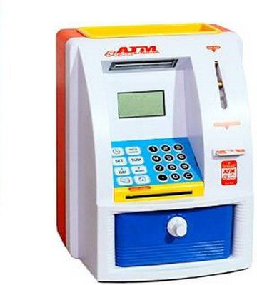 RR Enterprizes ATM Money Safe Coin Bank(Blue)
