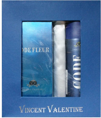 Vincent valentine paris Code Fleur perfume & deodorant Gift Set(Set of 2)
