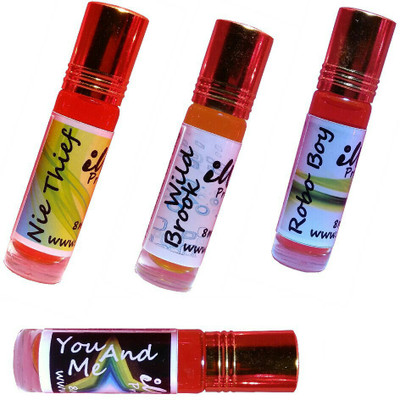 Iwill Non Alcoholic Perfumes Floral Attar Fancy Ittar 32 ml Combo Set(Set of 4)