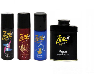 Zeva keepz u on Deodorant bodyspray For women / MEN ladies unisex Gift set Combo Set(Set of 4)
Zeva keepz u on Deodorant bodyspray For women / MEN ladies unisex Gift set Combo Set(Set of 4)