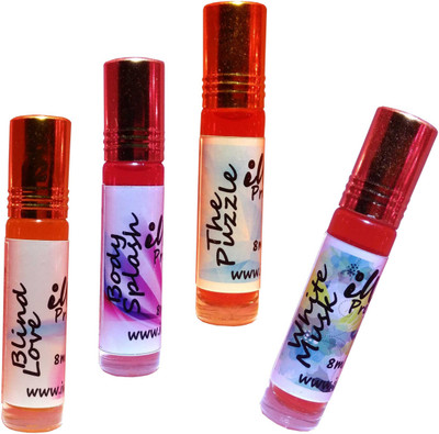 Iwill Non Alcoholic Perfumes Floral Attar Fancy Ittar 32 ml Combo Set(Set of 4)