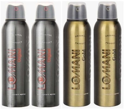 Lomani Original & Gold Combo Set(Set of 4)