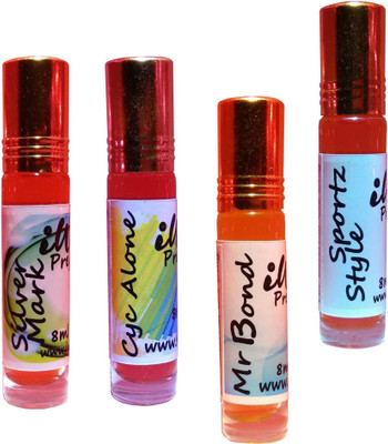 Iwill Non Alcoholic Perfumes Floral Attar Fancy Ittar 32 ml Combo Set(Set of 4)