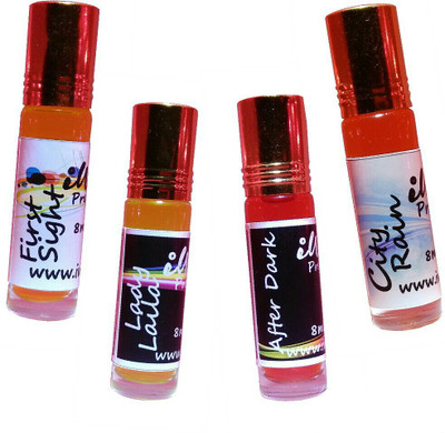 Iwill Non Alcoholic Perfumes Floral Attar Fancy Ittar 32 ml Combo Set(Set of 4)
