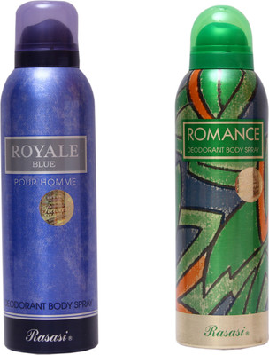 Rasasi Royale Blue Men::Romance Women Combo Set(Set of 2)