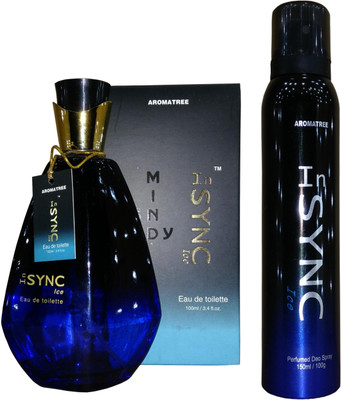 Aroma Tree InSYNC Ice Perfume And Ice Deo Set Combo Set(Set of 2)