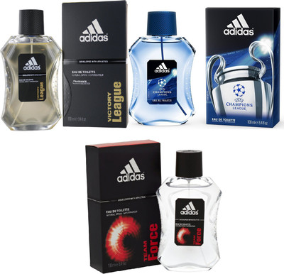 Adidas Champions League Edt 100 Ml Team Force Edt 100 Ml And Victory League Edt For Men 100 Ml Gift Set Combo Set(Set of 3)
Adidas Champions League Edt 100 Ml Team Force Edt 100 Ml And Victory League Edt For Men 100 Ml Gift Set Combo Set(Set of 3)