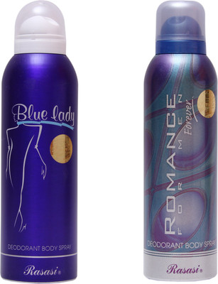 Rasasi Blue Lady::Romance Men Combo Set(Set of 2)