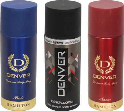 Denver Black Code,Pride,Honour Combo Set(Set of 3)