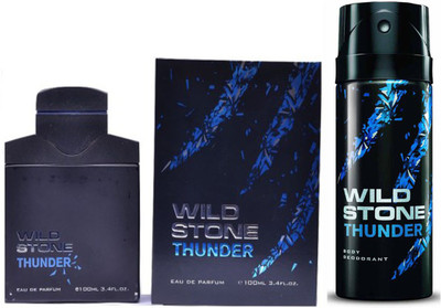 Wildstone thunder eau de parfum with thunder deodrant THUNDER Combo Set
