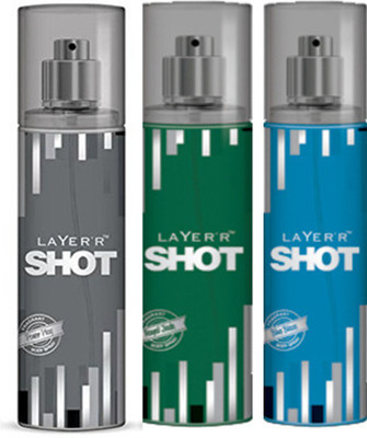 Layer'r Shot (Set Of 3 )Royal,Blaze, Playdeodorants Pack For Men Combo Set(Set of 3)
Layer'r Shot (Set Of 3 )Royal,Blaze, Playdeodorants Pack For Men Combo Set(Set of 3)