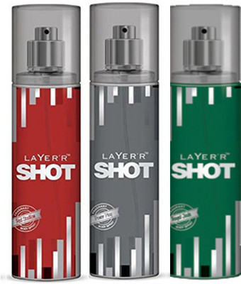 Layer'r Shot (Set Of 3)Royal,Red,Play Deodorants Pack For Men Combo Set(Set of 3)
Layer'r Shot (Set Of 3)Royal,Red,Play Deodorants Pack For Men Combo Set(Set of 3)