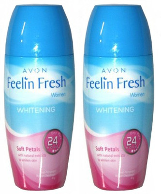 Avon Feelin Fresh Whitening Soft Petals Roll-on Deodorant combo set (40g each) Combo Set(Set of 2)
Avon Feelin Fresh Whitening Soft Petals Roll-on Deodorant combo set (40g each) Combo Set(Set of 2)