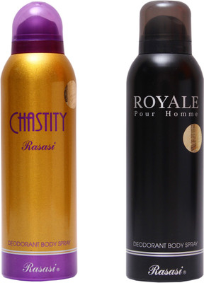 Rasasi Chastity Women::Royale Men Combo Set(Set of 2)