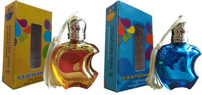 Kr attarwala Apple Jasmin Attar 12ml + Apple Blue Lagoon Attar 12ml Gift Set(Set of 2)